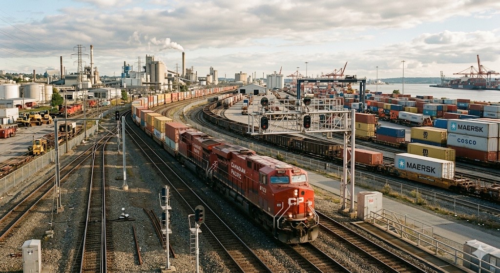 Freight rail corridor and mainline infrastructure
