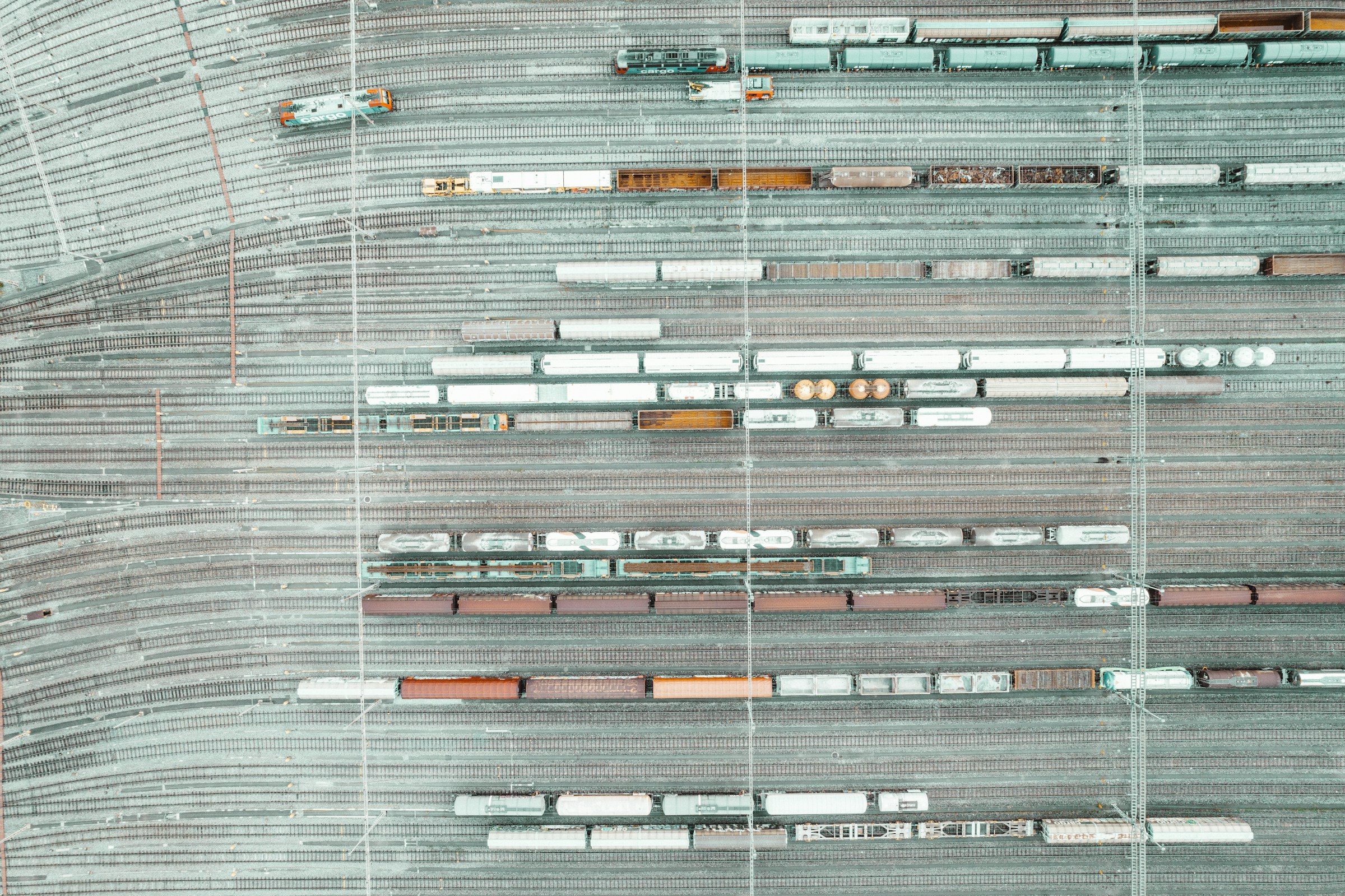Mainline freight railway corridor
